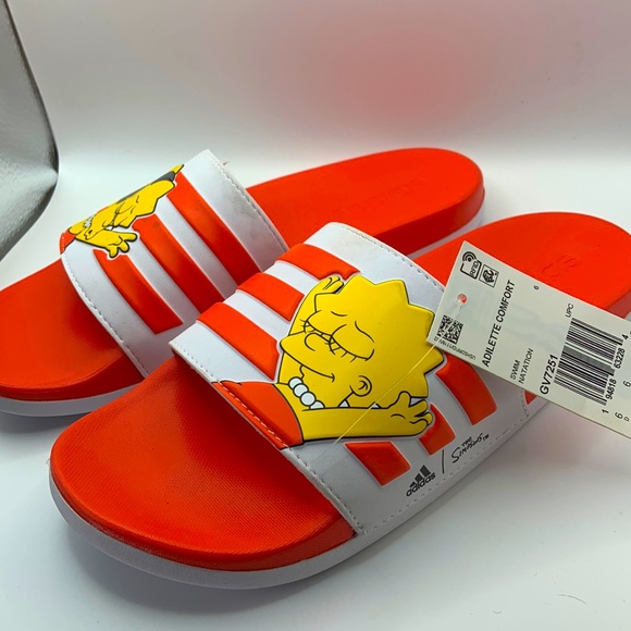 adidas Shoes - Adidas The Simpson’s Adilette comfort swim Natation  slides women wide feet